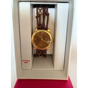 Xhilerastions Bohemian Style Brown/Gold Watch #10009165 - NIB
